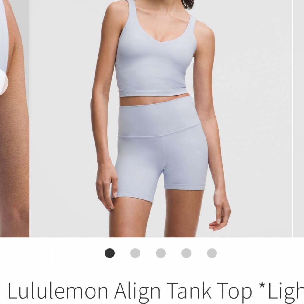 lululemon athletica Align Tank Top in Light Blue